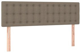 Testiere 2 pz tortora 72x5x78/88 cm in tessuto