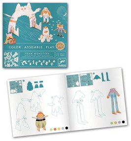 Colora, assembla e gioca - Mostri