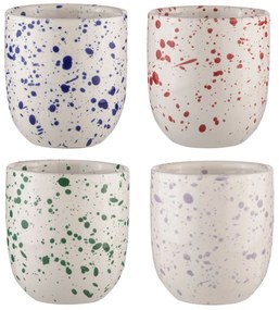 Set di 4 tazze in gres bianco da 350 ml Carnival - Ladelle