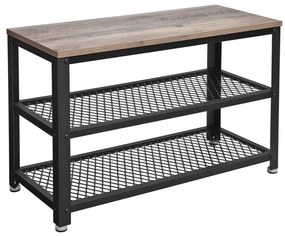 Scarpiera DAVOR marrone/nero