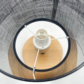 Brilagi - LED  Lampadario a plafone ANTHONY 1xE14/60W/230V quercia/nero