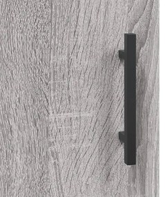 Credenza Grigio Sonoma 34,5x34x180 cm in Legno Multistrato