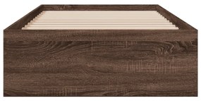 Giroletto cassetti rovere marrone 100x200 cm legno multistrato