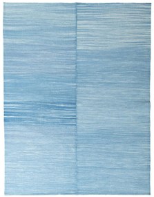 Kilim Tappeto 150 x 200 Blu (Iran) Tessuto A Mano