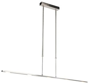 Lampada a sospensione moderna in acciaio con LED regolabile - Bold