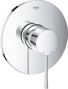 Rubinetto per incasso doccia getto laminare cristallino monocomando Essence cromo lucido GROHE
