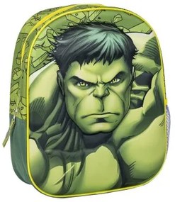 Zaino Scuola The Avengers Verde 25 x 31 x 10 cm