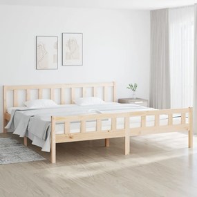 Giroletto Senza Materasso İn Legno Massello 160x200 Cm /