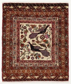 Turkmen Tappeto 90x80 (Iran) Annodato A Mano