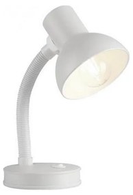 JUST LIGHT. 11080-16 - Lampada da tavolo flessibile FLEXI 1xE27/25W/230V bianca