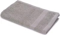 Asciugamano ospite 30x50 cm cotone Basik grigio
