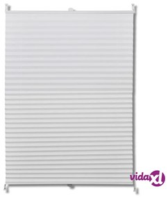vidaXL Tenda plissè 70x150cm bianca