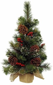 Albero di Natale Everlands PVC Nevoso Abete 30 x 45 cm Mini