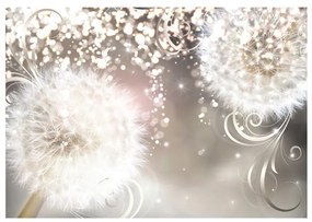 Fotomurale  Spellbound dandelions  Colore perla, Dimensioni e Misure 250x175