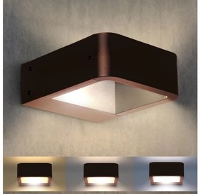 Brilagi - Lampada LED da esterno BARI LED/7W/230V 3000/4000/6000K marrone IP54