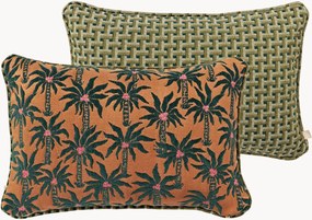 Cuscino reversibile da esterno fatto a mano Laura & Janis