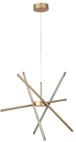 Rabalux 72339 - Lampadario LED a sospensione con filo HENLI2 LED/40W/230V 3000K oro