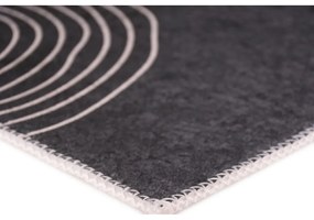 Tappeto lavabile antracite 80x150 cm - Vitaus