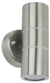 Applique Cilindrica Bidirezionale IP65 GU10 Inox Colore Inox
