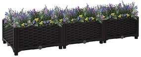 Fioriera Rialzata 120x40x23 Cm İn Polipropilene /