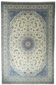 Nain Tappeto persiano 610x400 Beige (Iran) Annodato A Mano