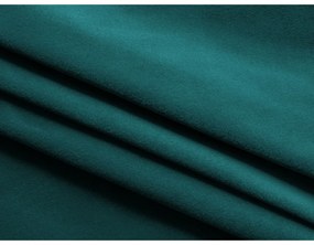 Letto matrimoniale imbottito turchese con contenitore con griglia 180x200 cm Kiana - Makamii