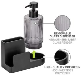 Supporto per detersivo nero in poliresina Pina – Wenko