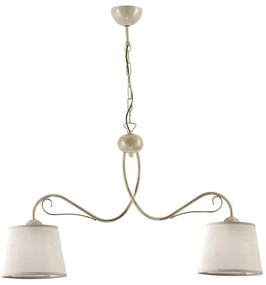 Jupiter 1352 - KM 2 E - Lampadario a sospensione con catena KAMELIA 2xE27/60W/230V