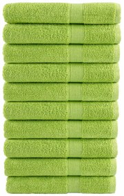 Asciugamani Premium Solund 10pz Verdi 100x200 Cm 600 G/m² /
