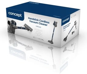 Concept VP6040 -Aspirapolvere manuale a bastone 2in1 ICONIC ANIMAL 200W/22,2V 2200 mAh blu