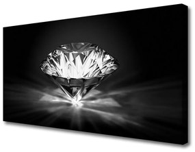 Stampa quadro su tela Grafica d'arte con diamanti d'arte 100x50 cm