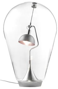 Lodes - Blow LED Lampada da Tavolo 3-step Dim. Chrome/Clear Lodes