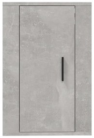 Mobile porta tv a parete grigio cemento 40x34,5x60 cm