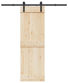 Kit Di Binari Per Porte Scorrevoli 183 Cm Acciaio Nero /