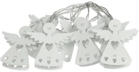 Retlux - Catena natalizia LED 10xLED/2xAA/bianco caldo 2m angioletti