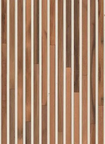 NLXL Carta da parati Timber Strips TIM-02 - Teak on White