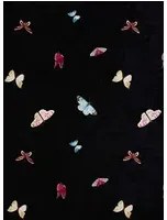 Nina Campbell Carta da parati Farfalla - schwarz/ bunt