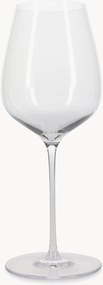 Set di 6 bicchieri da vino bianco in cristallo Lux