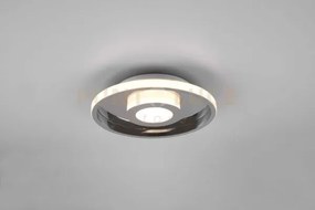 Ascari h2o plafoniera led 28w 3200lm, 3000k cromo con dimmerazione ...