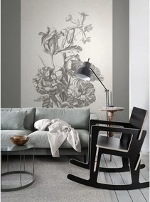 Fotomurale ESTA Fiori, bianco e nero 186X280 cm