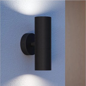 Eglo 902038 - Applique da esterno TOMELLOSO 2xGU10/28W/230V IP44 nero