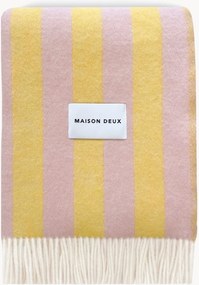 Coperta in lana a righe Candy Wrap