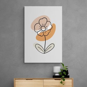 Stampa su tela – Fiore minimalista No4
