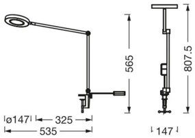 Ledvance - Lampada LED dimmerabile con clip SUN@HOME LED/15W/230V CRI 95 Wi-Fi