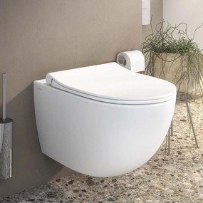 Wc Sospeso Senza Brida Vitra Bianco Opaco "Sento"