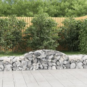 Cesti Gabbioni Ad Arco 12 Pz 300x50x40/60 Cm Ferro Zincato /