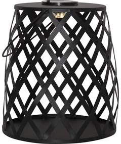 Lanterna LED nera, altezza 28 cm Calabria - Star Trading