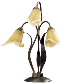 Lampada da tavolo rustico Lampada da tavolo rustico Alga 3xE14 3xE14