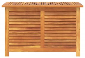 Contenitore giardino con feritoia 90x50x56cm massello acacia