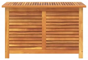 Contenitore giardino con feritoia 90x50x56cm massello acacia